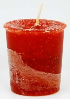 (image for) House Warming Herbal votive - red brown - Click Image to Close