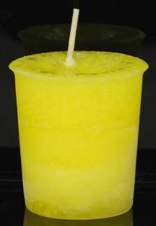 (image for) Laughter Herbal votive - yellow