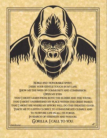 (image for) Gorilla Prayer - Click Image to Close