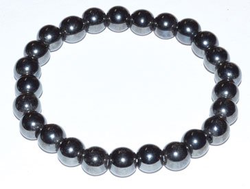 (image for) 8mm Hematite bracelet - Click Image to Close