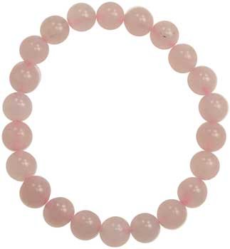 (image for) 8mm Rose Quartz bracelet