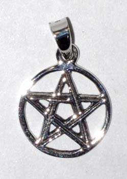 (image for) 1/2" Pentagram sterling - Click Image to Close