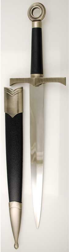 (image for) Black Medieval athame - Click Image to Close