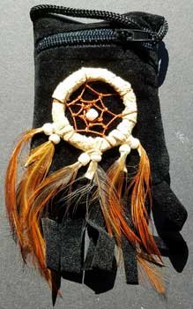 (image for) Black bag dream catcher - Click Image to Close