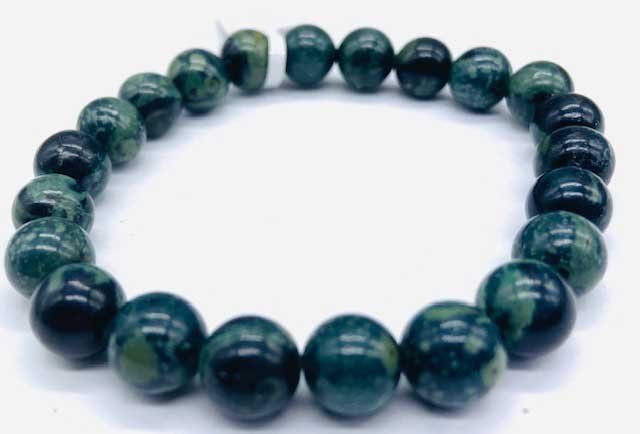 (image for) 8mm Jasper, Kambaba bracelet - Click Image to Close