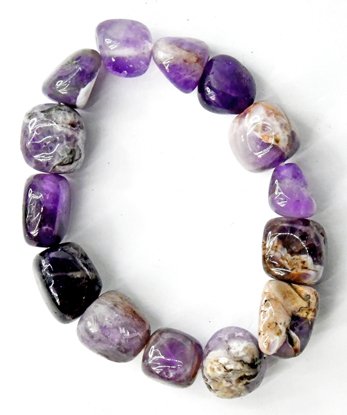 (image for) Amethyst, Chevron Nugget bracelet - Click Image to Close