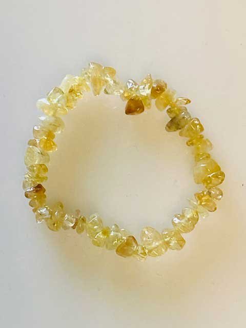 (image for) Citrine chip bracelet