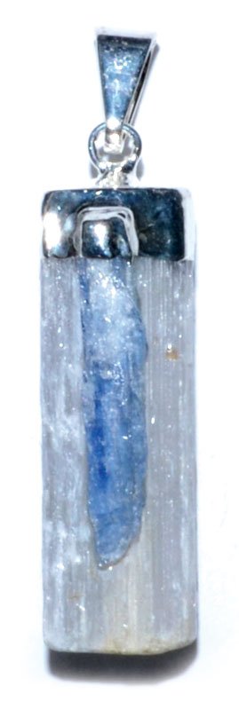 (image for) Selenite W/ Kyanite pendant