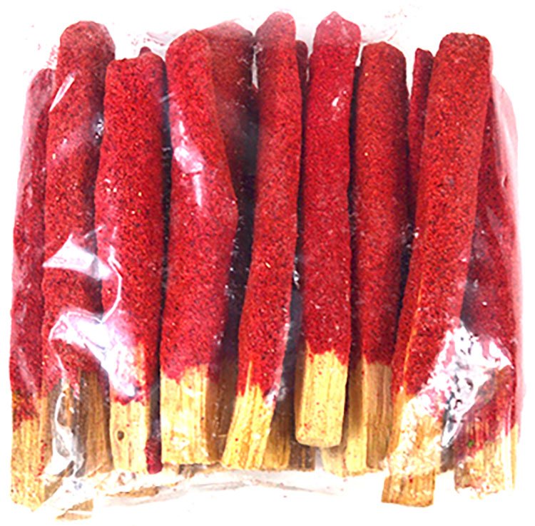 (image for) (set of 25) Sandalwood Pal Santo dip sticks - Click Image to Close