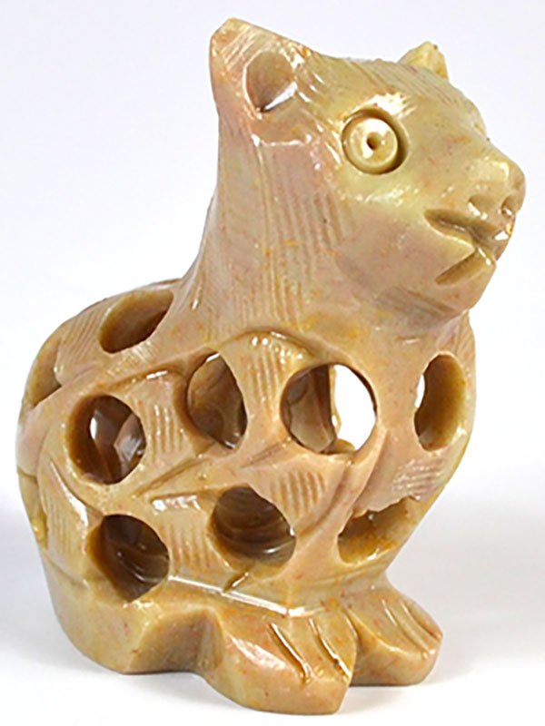 (image for) 2" Cat carving - Click Image to Close